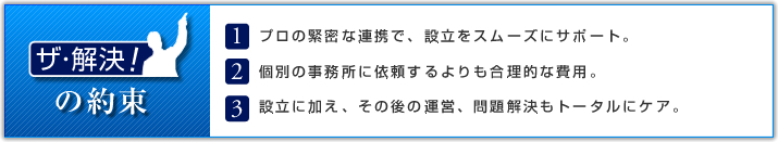 「ザ・解決!」の約束