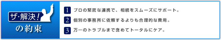「ザ・解決!」の約束